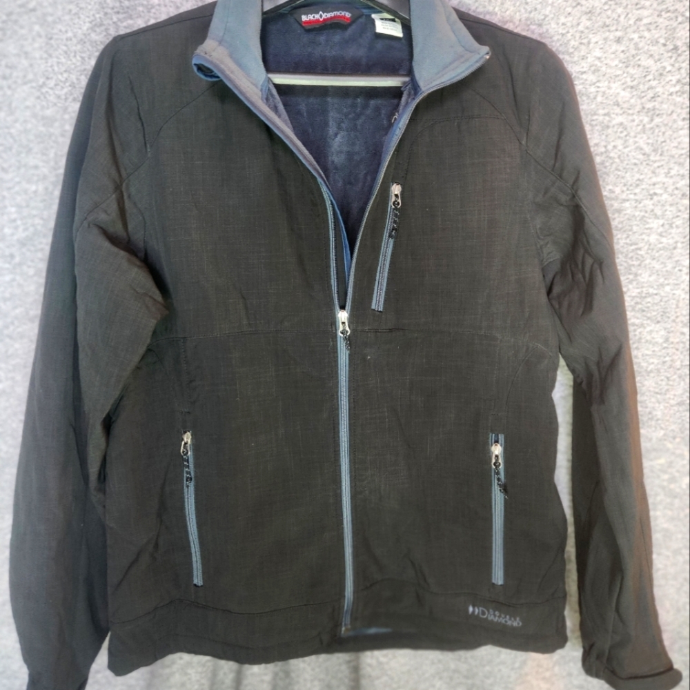 Black Diamond Double Diamond Jacket, Color Black, Size large